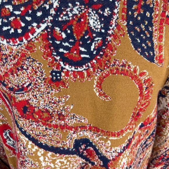 MOTH by Anthropologie Intarsia Blazer Cardigan Sweater - Picture 5 of 12